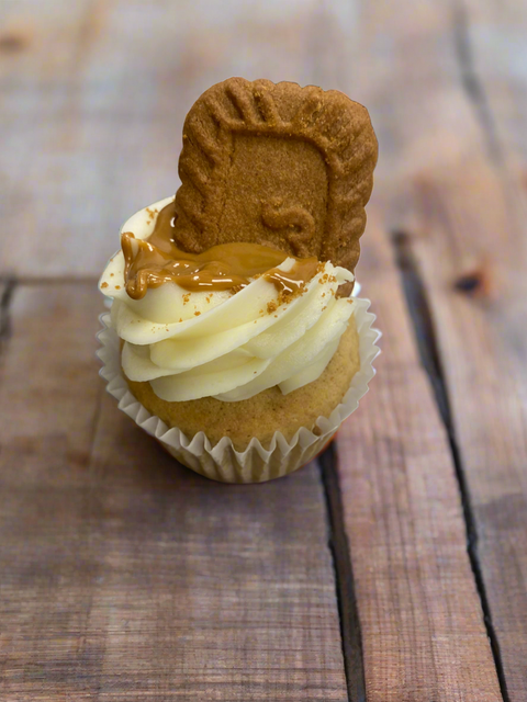 Best Biscoff Cookie Butter Cupcakes in Columbus Ohio